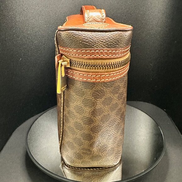 Celine Macadam Triomphe Zip Top Handle Vanity Bag - EUC - Picture 3 of 10